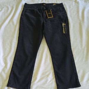 Lee Black Straight Leg Denim Jeans with Branded Tag
